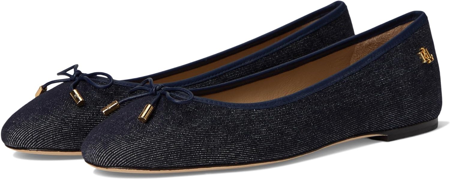 Lauren Ralph Lauren Jayna Denim Flats
