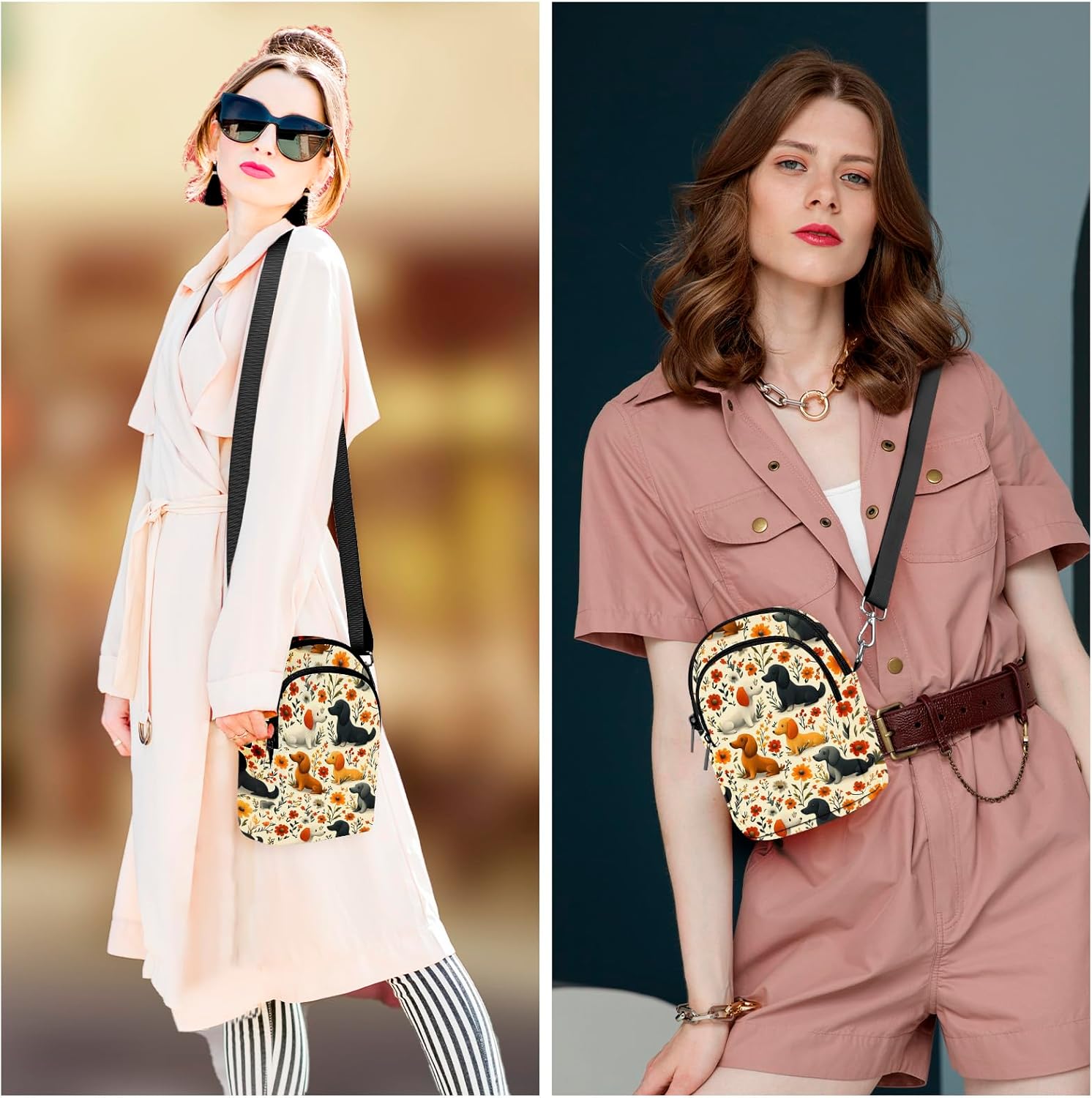 Dog Crossbody Purse for Women Casual Cell Phone Bag Waterproof Shoulder Bags Travel - Image 2