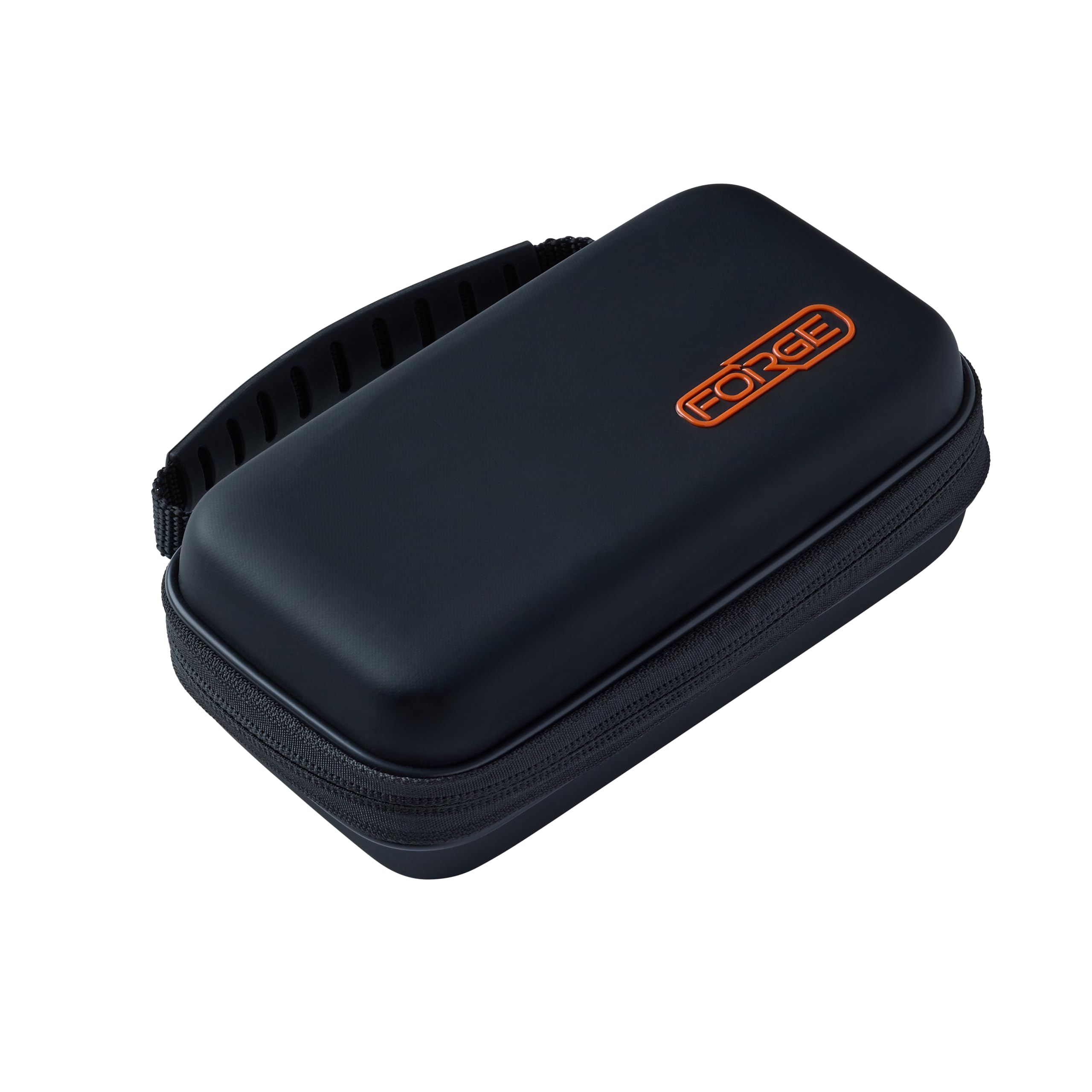 Unicorn Forge Zipped Darts Case | Sleek Stylish Design Provides Total Protection | Holds 1 Complete Set of Darts Plus 6 Spare Integrated Flights | Black with Orange Logo