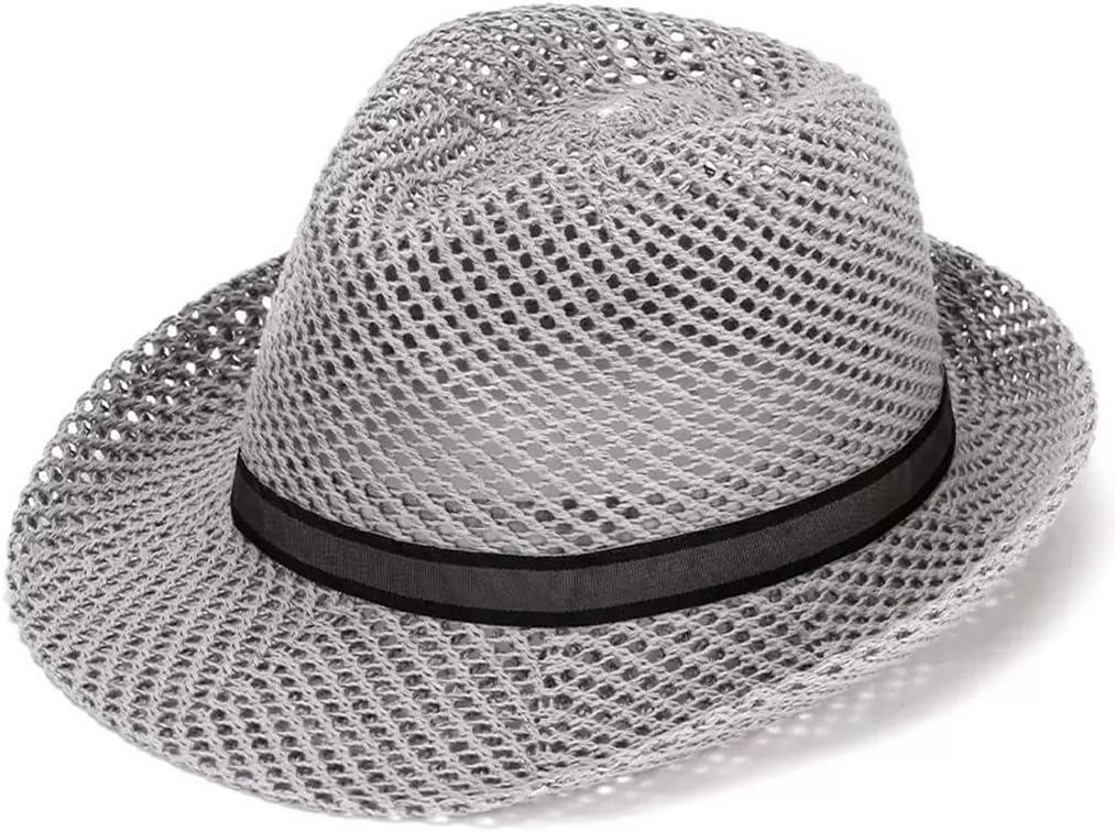 Men's top hat Sun Middle-Aged and Elderly 's Mesh Breathable Outdoor Cool