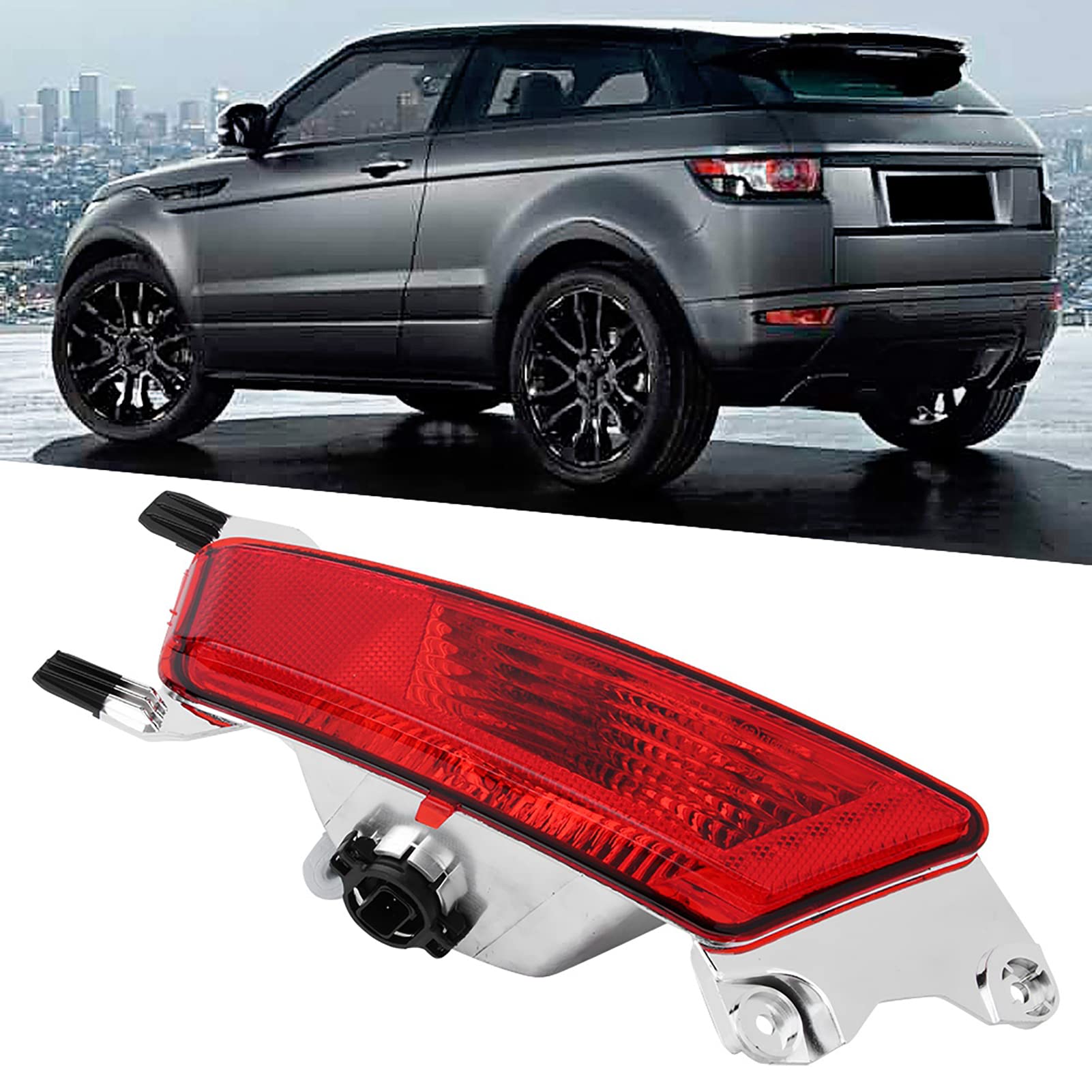 Luz Antiniebla Parachoques Luz Trasera Izquierda Con Base LR025149 Reemplazo De Lámpara Antiniebla Apto Para Range Rover/Evoque 11-19