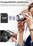 10 Pack 64GB Micro SD Card, DAUZZOX MicroSDXC Full HD Memory Card External TF Card with A1 U3 C10 UHS-I, High Speed 85MB/s, for Smartphone, Dash Cam, Camera, Monitor, with Adapter - 8