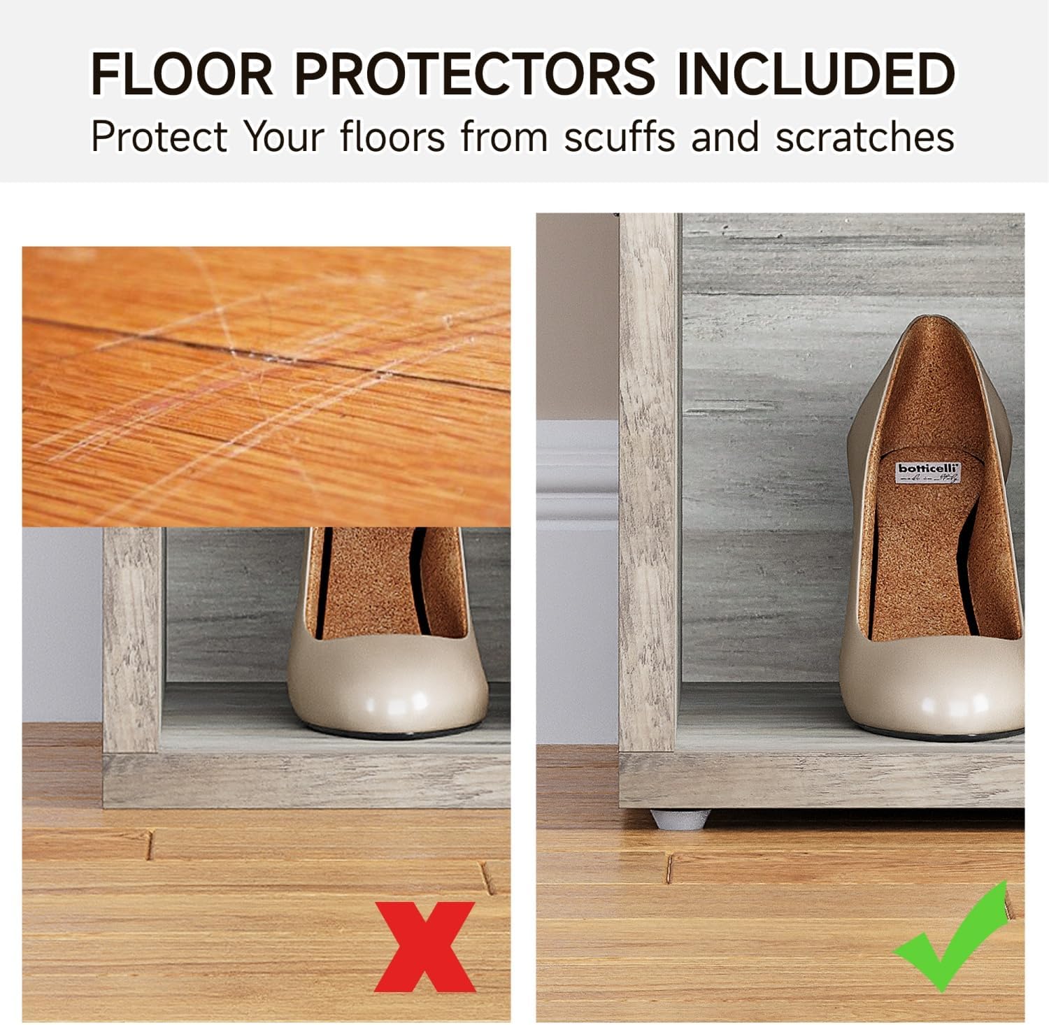 Entryway Shoe Bench with Storage, Shoe Rack with Cushion and Seating, Adjustable Shelf for Entryway, Bedroom, Living Room, Hallway (Grey, 41 inch)