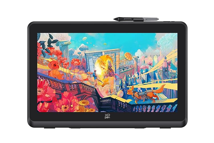 XPPen Artist 22 Plus Drawing Tablet with Screen Graphic Tablet with Full Laminated Anti-Glare Screen 16384 Pressure Levels X3 Pro Stylus Art Tablet - 22inch - FHD