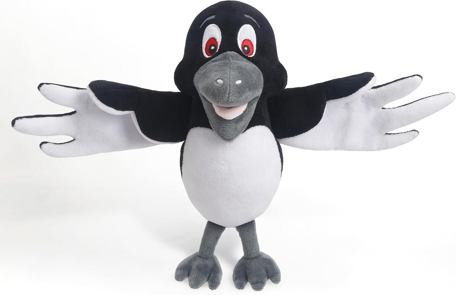 Steve and Maggie Plush Toys, Puppet Set for Children 1 Year and Up, Soft Bird and Character Puppets, Interactive Learning Toy for Dress-Up, Nursery Rhymes, and Bedtime Stories (Maggie Plush Toy)