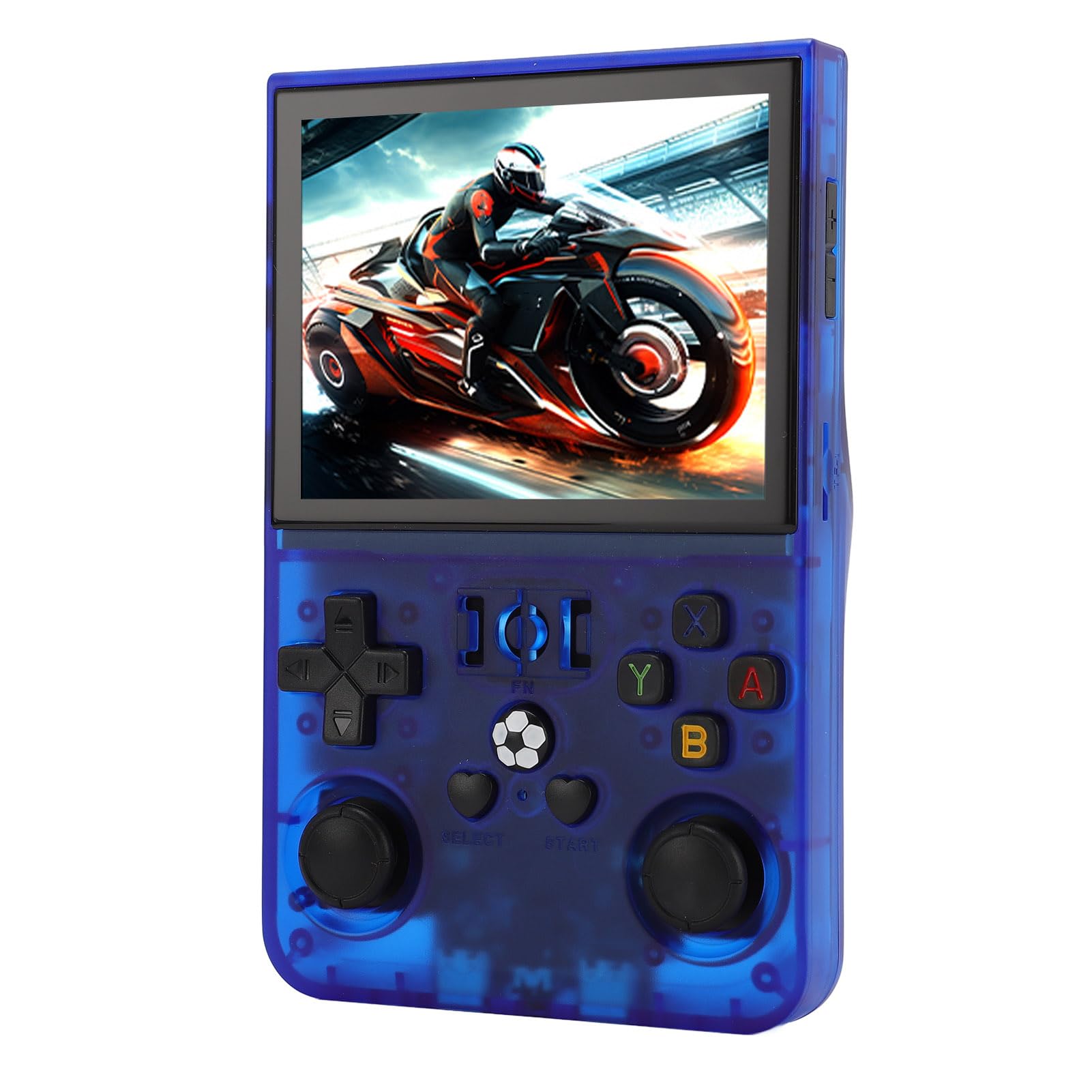 Yinhing R36PRO Handheld-Spielekonsole mit 3,5-Zoll-Bildschirm, Auflösung 640 X 480, 4000-mAh-, Unterstützt Mehr 60 Emulatoren, Mehrere Spiele, Innovatives Systemerlebnis (64GB)