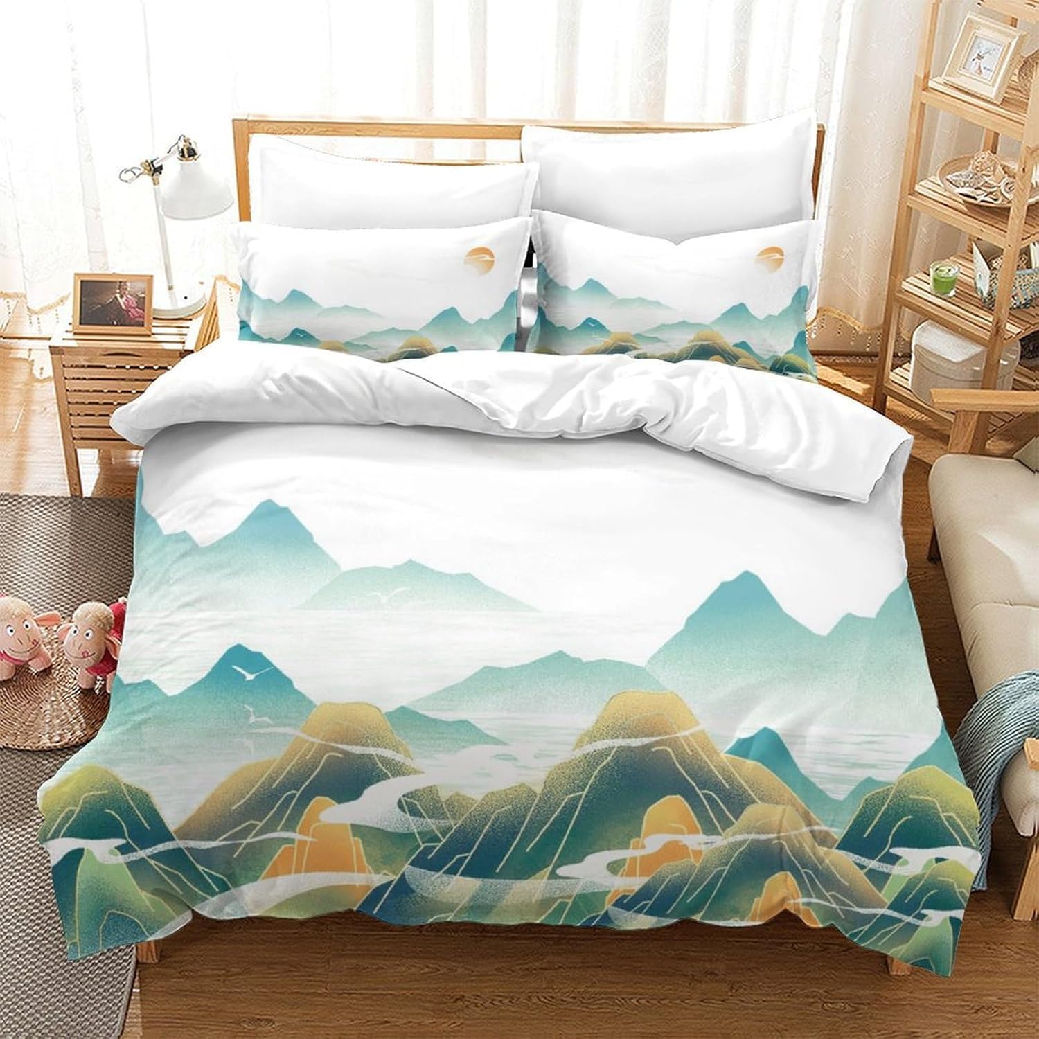Housse de couette 200x200 cm : finie la couette qui glisse avec la fermeture éclair alpin