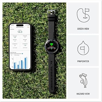 Garmin 010-03009-01 Approach S44 GPS Golf Smartwatch, Silver Aluminum Bezel with Twilight Band Bundle with 3X Silicone Dust Cover, 2X 1.2 Screen Protector and 2 YR CPS Enhanced Protection Pack