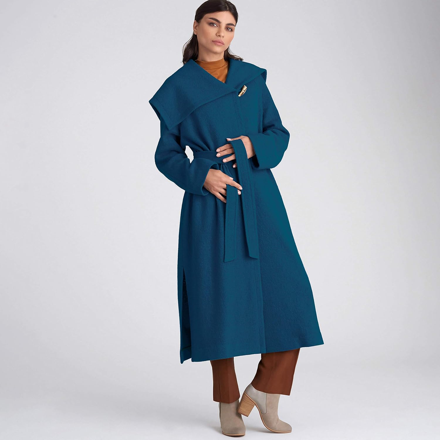 Misses' &amp; Misses' Petite Coat with Belt-14-16-18-20-22