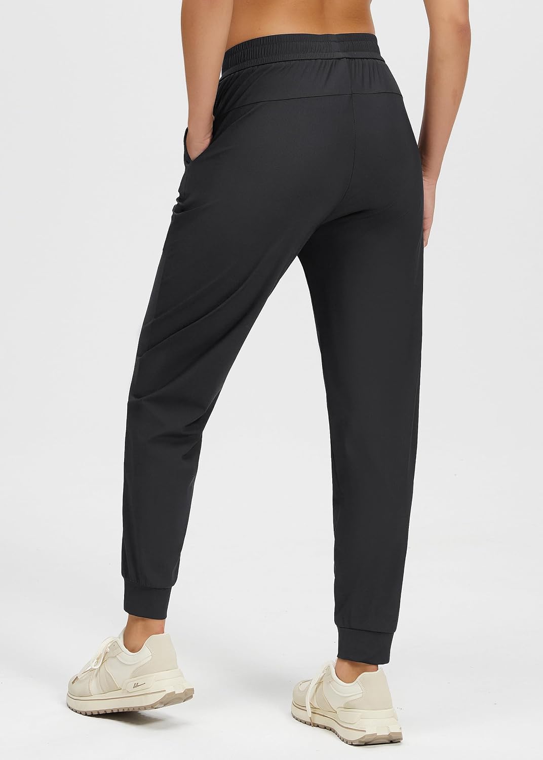 Women's Athletic Pants Lightweight Quick-Dry with Pockets Sweatpants for Tracking, Workout, Lounge, Jogger Pants - Image 2