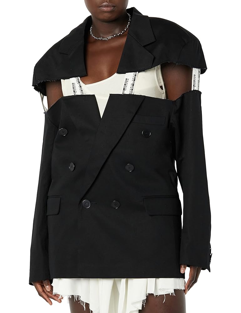 ジャケット・アウター argue MAILLE BLANCHE LINEN JACKET/BLACK argue MAILLE BLANCHE LINEN JACKET/BLACK - メルカリ