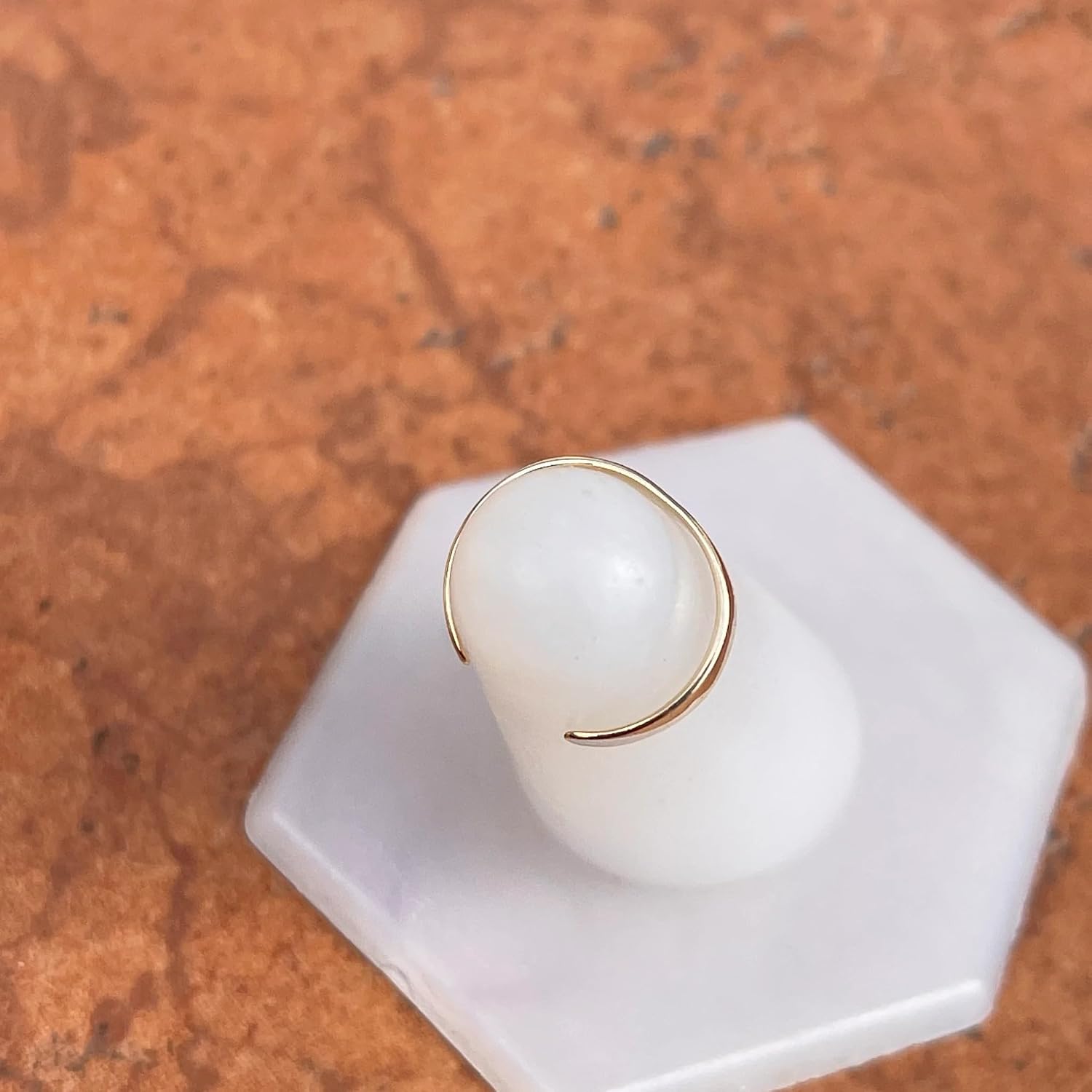 14k Yellow or White Gold Adjustable Toe Ring for Women - 3mm Solid Gold Polished Band - Hypoallergenic - Waterproof - Boho Beach Jewelry
