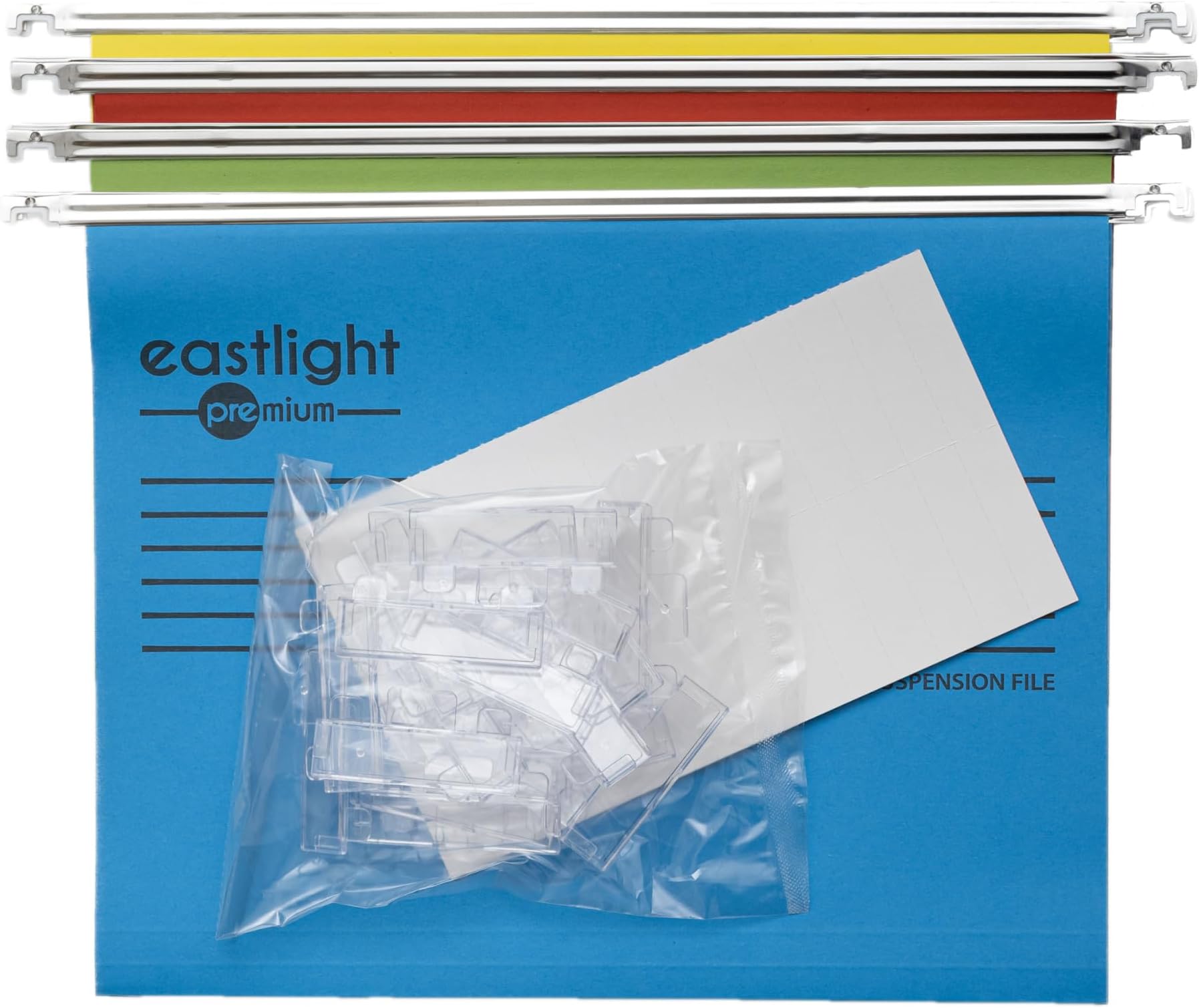 Filing Cabinet A4 Suspension Files [ Pack 25 ] with Tabs and Inserts 100% Recycled Manilla. Made in The UK, **Please Check Size Required **