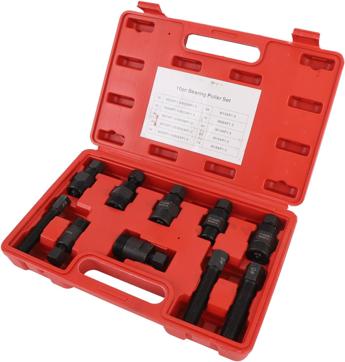 Motorcycle Flywheel Puller Kit, Carbon Steel Engine Flywheel Puller Set, Portable Sturdy Scooter ATV Removal Tools with Sturdy Case