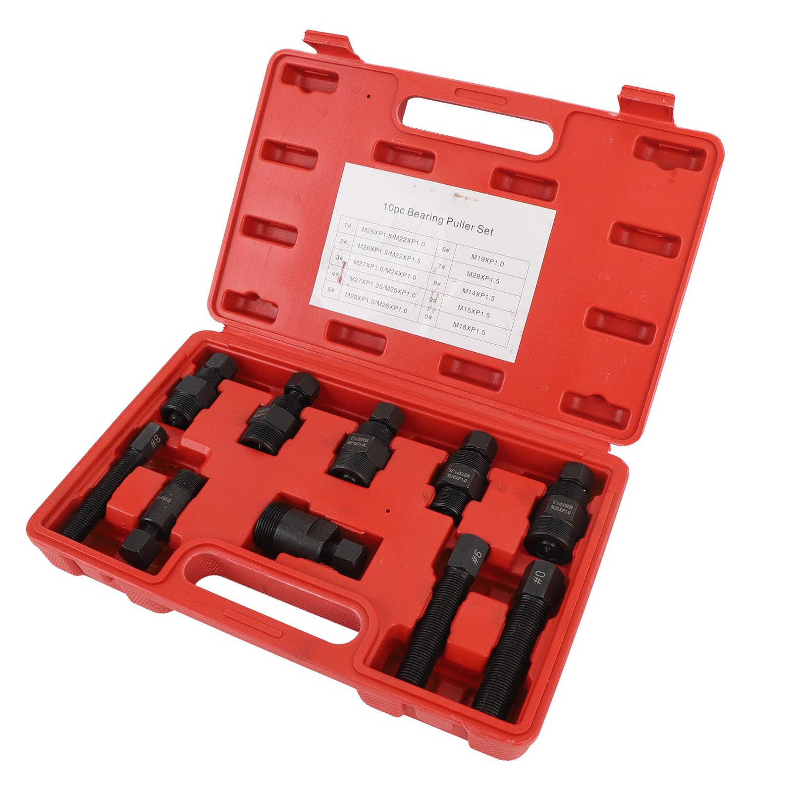 Alomejor Kit De Herramientas para Extractor De Volante De Motor, Extractores Duraderos De para Motocicletas Scooter ATV, 10 Uds. De Acero Al Carbono
