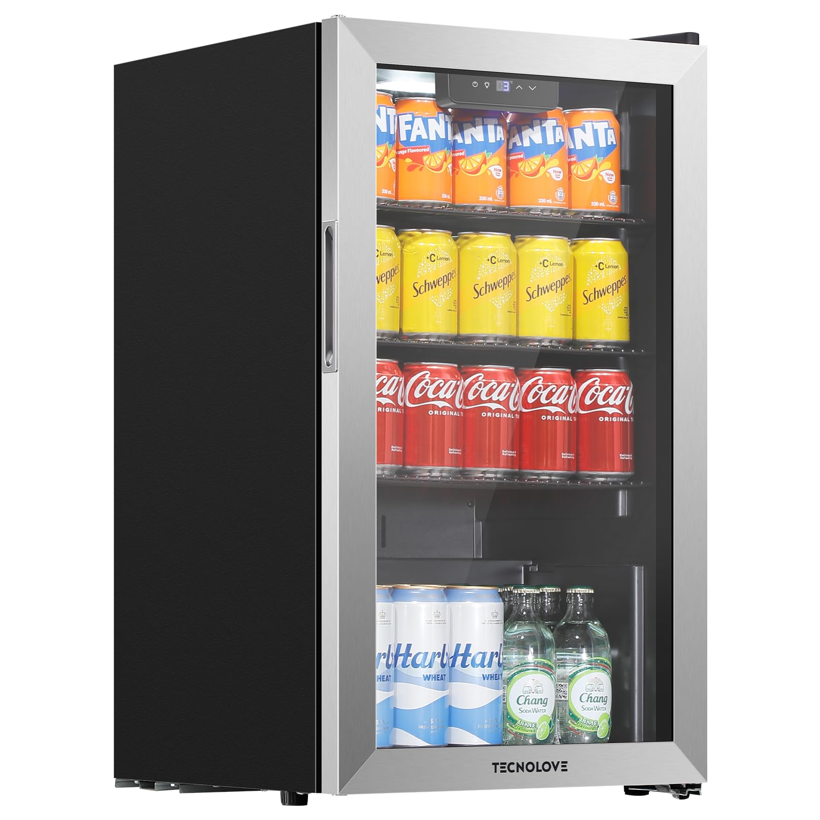 Amazon | ドリンク冷蔵庫 86L 3～18℃ 幅45㎝ 自動霜取り タッチ式操作