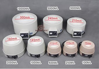 NEWTRY Electric Temperature Adjustable Heating Mantle Heating Sleeve 220V (5000ML, Ordinary Type)