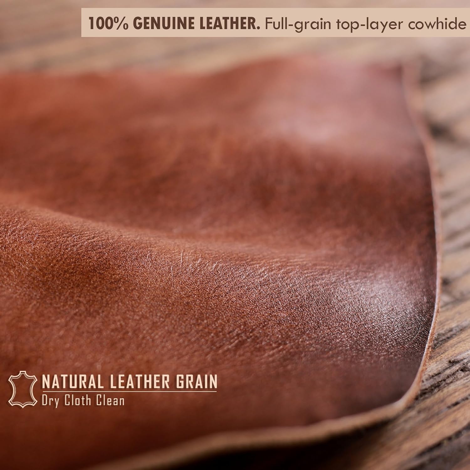 Zipper Wallet For Men,Men's Leather Wallets With Coin Pocket,Extra Capacity,RFID Blocking,Gifts for Him Husband (brown) - Image 5