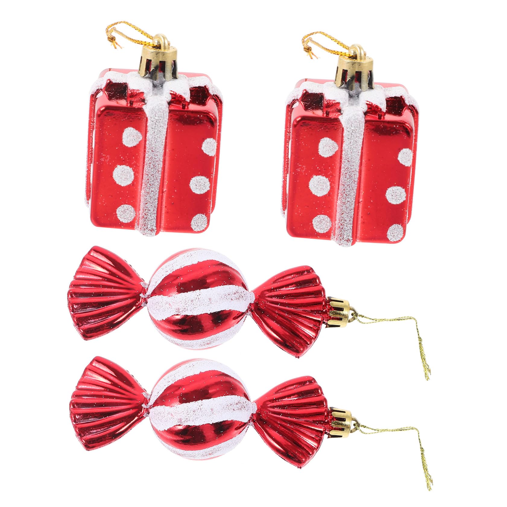 Gatuida 5 Pieds Décorations Noël Christmas Tree Xmas Tree Décoration De Noel Confiserie Noel Decoration Noel Decoration Fete Décoration Suspendue Pendentif Sapin De Noel Plastique 4pcs * 5