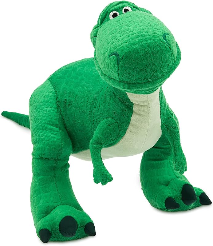 Peluche oficial de Toy Story, Rex, icónico personaje de peluche con ojos bordados y características de peluche suave, apto para todas las edades, Disney Store