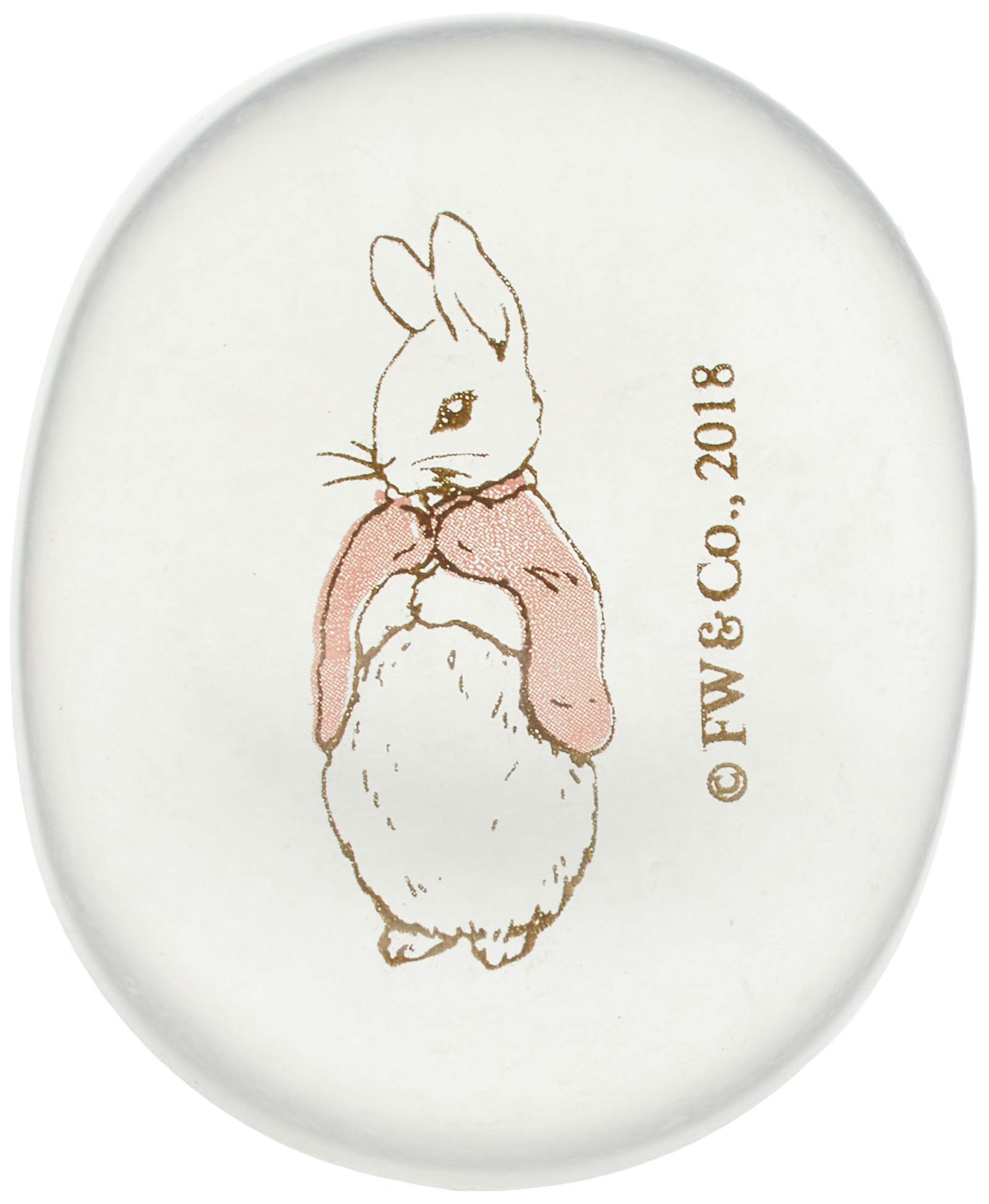 Amazon｜アオバ クリア 箸置 ピーターラビット 赤 528050｜箸置き