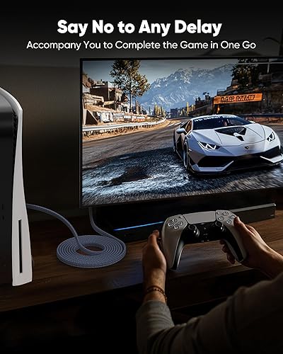 Miniatura 7 de Snowkids Cable Ethernet Cat 8 de 15 pies, señal fuerte, alta velocidad de 40 Gbps 2000 Mhz, cable de red con conector de Internet RJ45 para