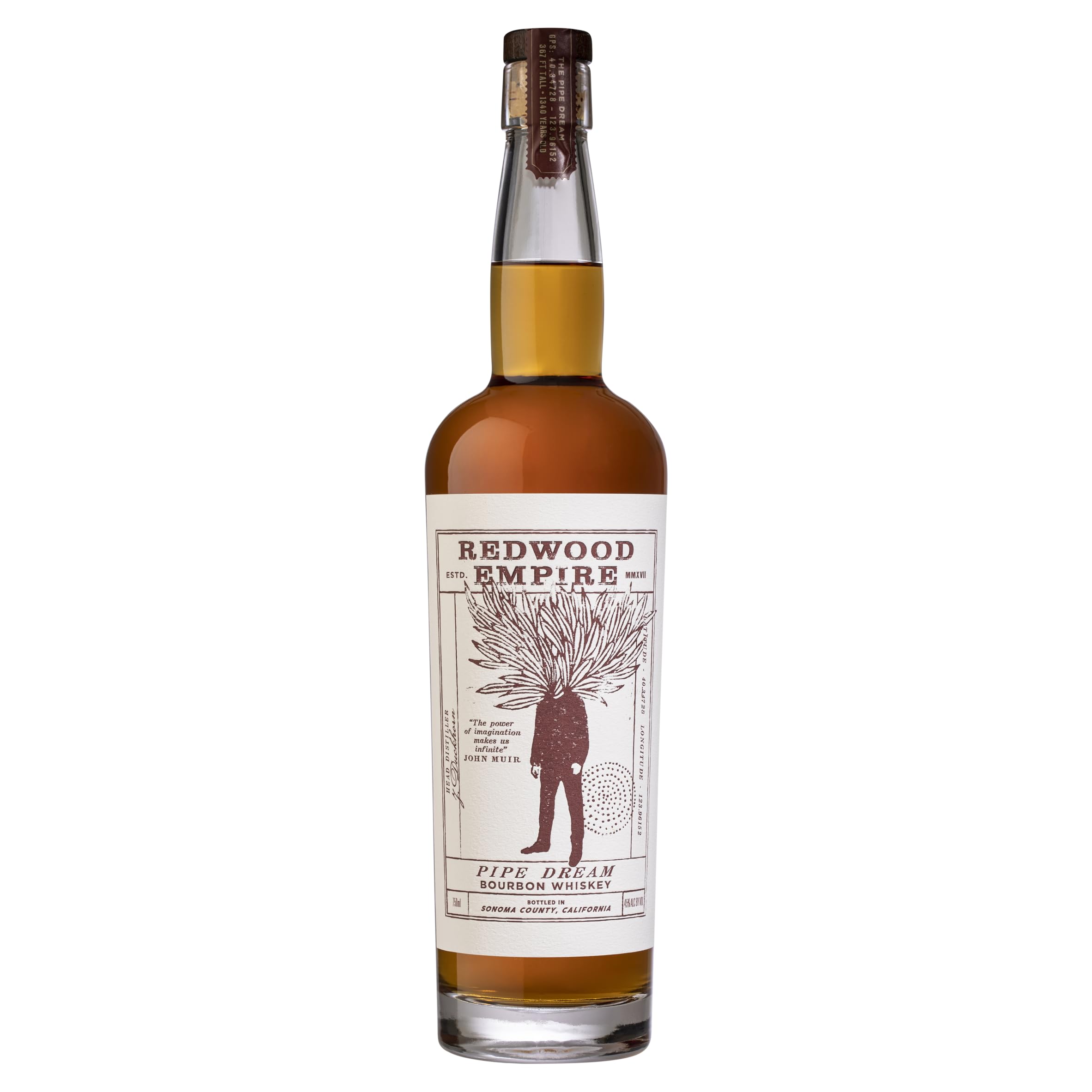 Redwood Empire Pipe Dream Bourbon Whiskey 70cl