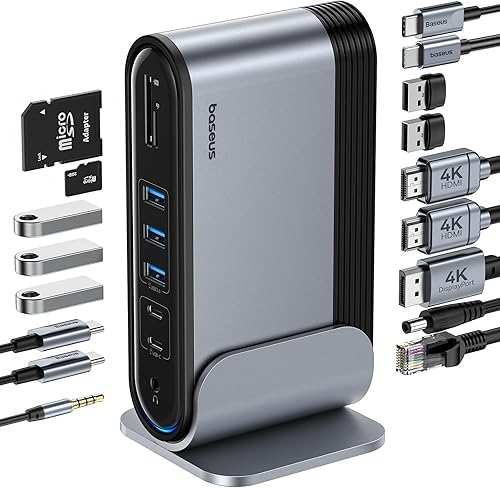 Baseus Docking Station 17 in 1 4K 60Hz