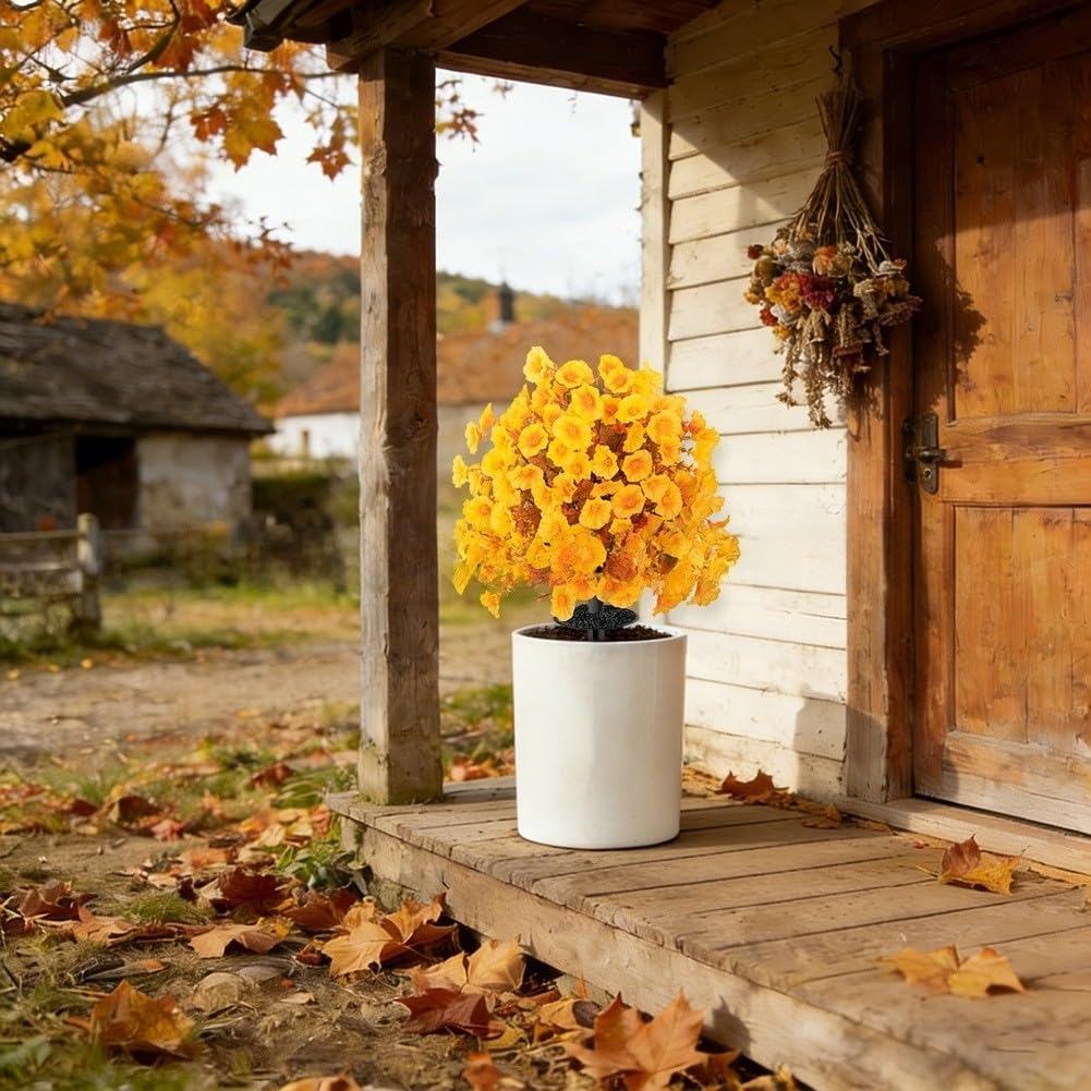 Fiori artificiali in seta con eucalipto, composizione floreale realistica per la casa e il giardino, 56 cm (rosa viola)
