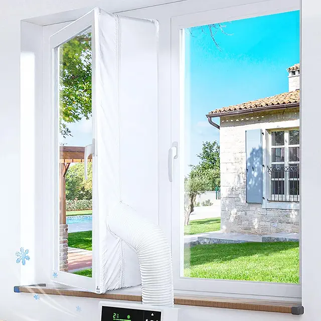 Kit Finestra Condizionatore Portatile Universale 400cm - Guarnizione Efficace