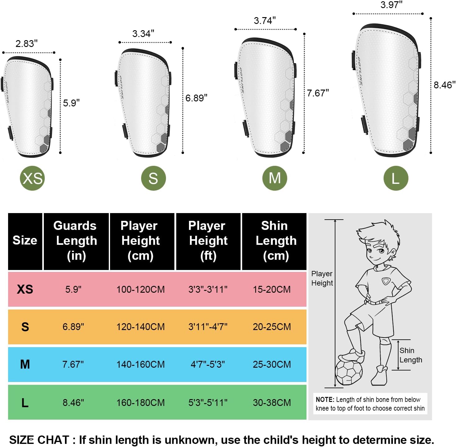 Soccer Shin Guards for Kids Youth Toddler, Shin Defender Shin Guards and Long Soccer Socks for Adults Boys Girls, Shin Pads & Sleeves Equipment - Football Gear for 3 5 4-6 7-9 10-12 Years Old Children - Image 2