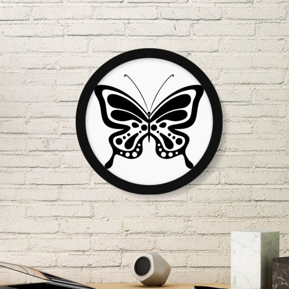 Cadre peintures papillon stickers muraux petit modèle noir pour rénover un mur abîmé