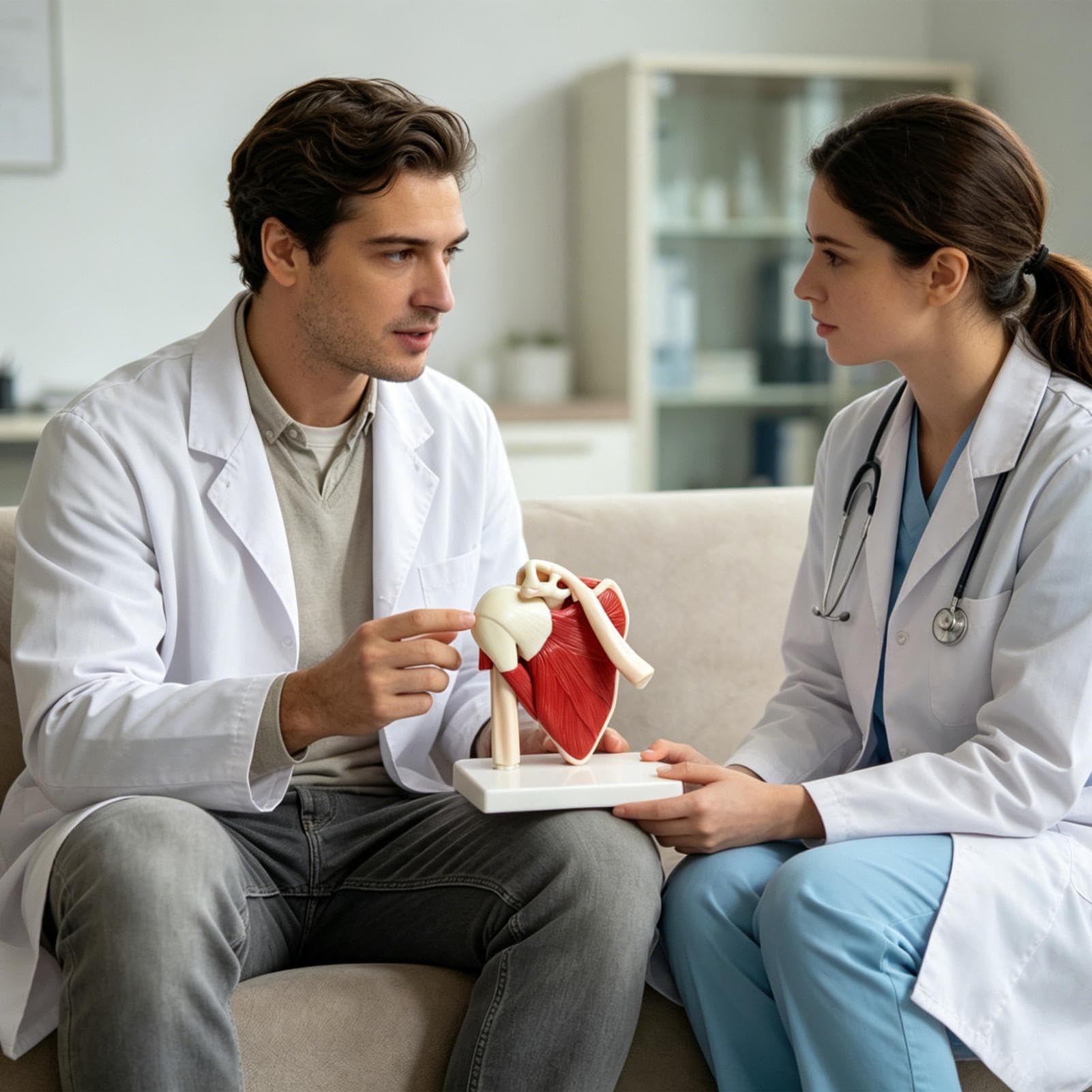 Muscolare Della Spalla Ausilio Didattico Anatomico In PVC | di Anatomia Muscolare della Spalla Per Medico Uomini Donne Ragazzi Ragazze Giovani Adolescenti Figlio Figlia Famiglia