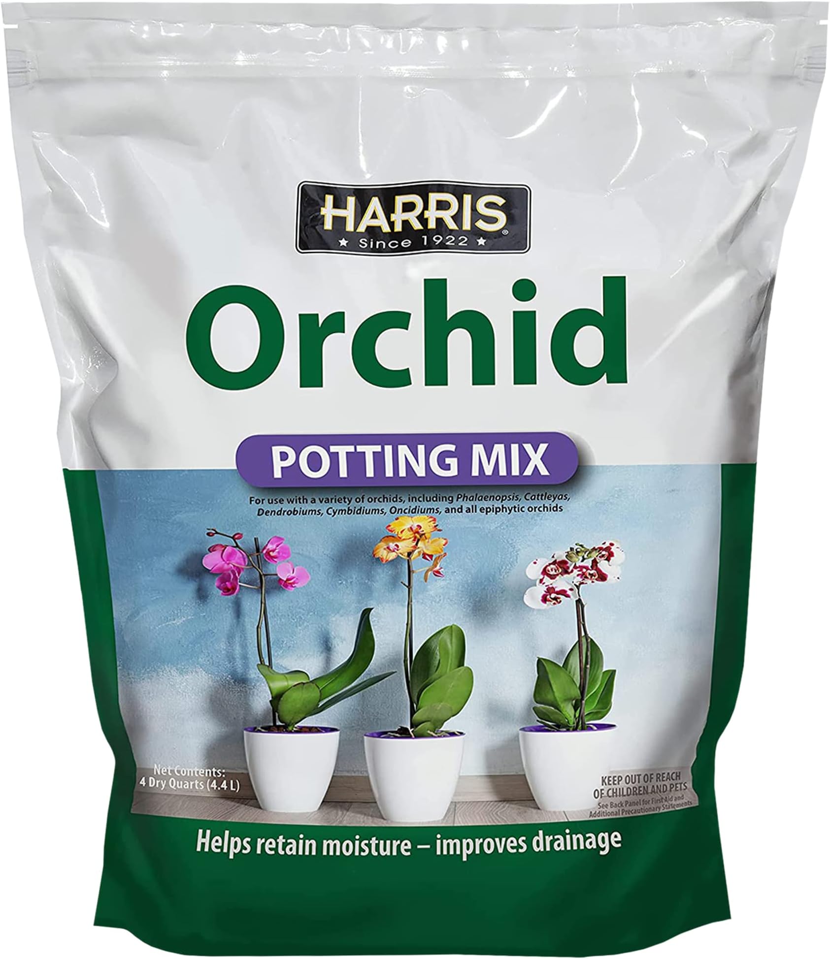 Harris Premium Orchid Potting Mix, Optimal Coarse Mix for