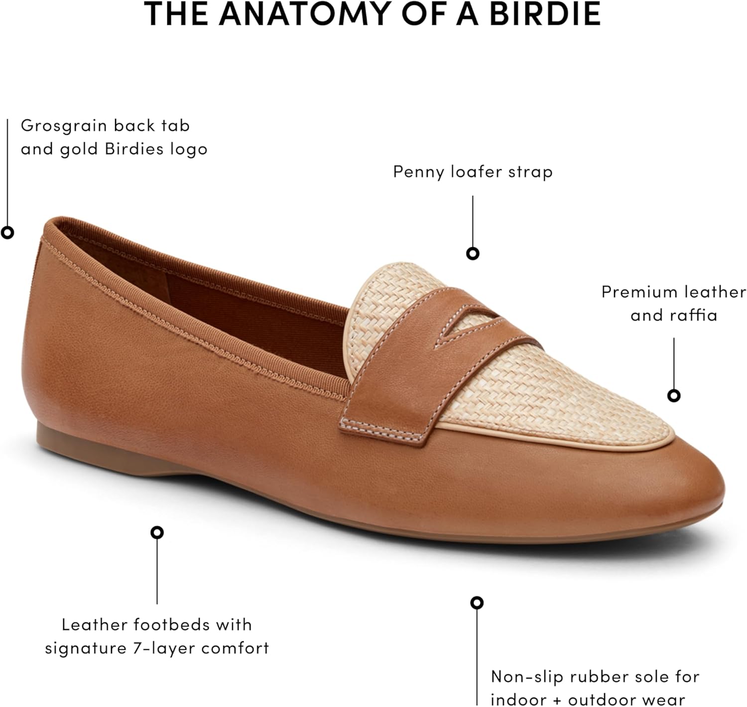 Birdies Vesper Women’s Slip-On Loafers, Lightweight Flats, Cushioned, All-Day Comfort Shoes - Image 3