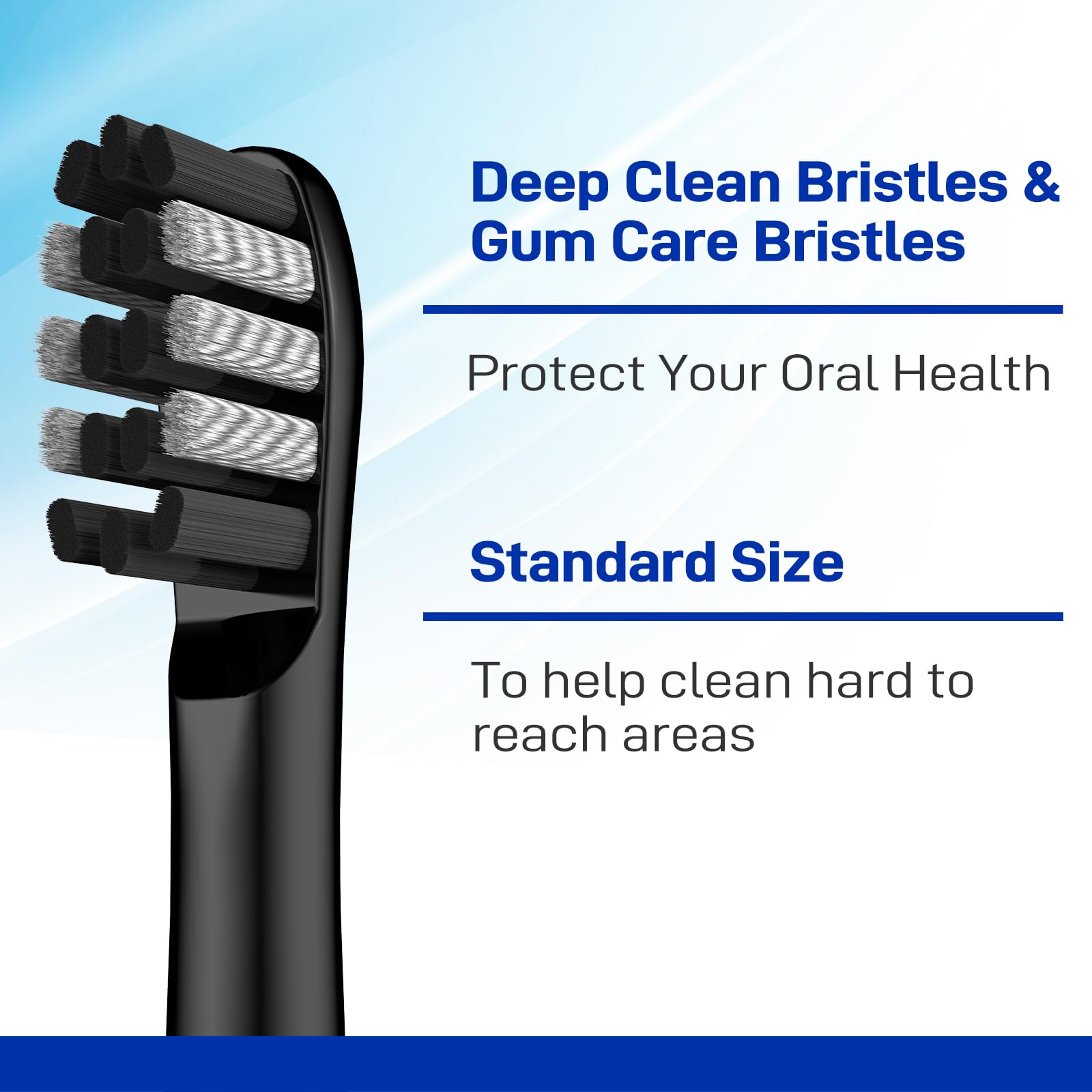 Cabezales de cepillo compatibles con el cepillo de dientes Colgate 360 Sonic Power Charcoal