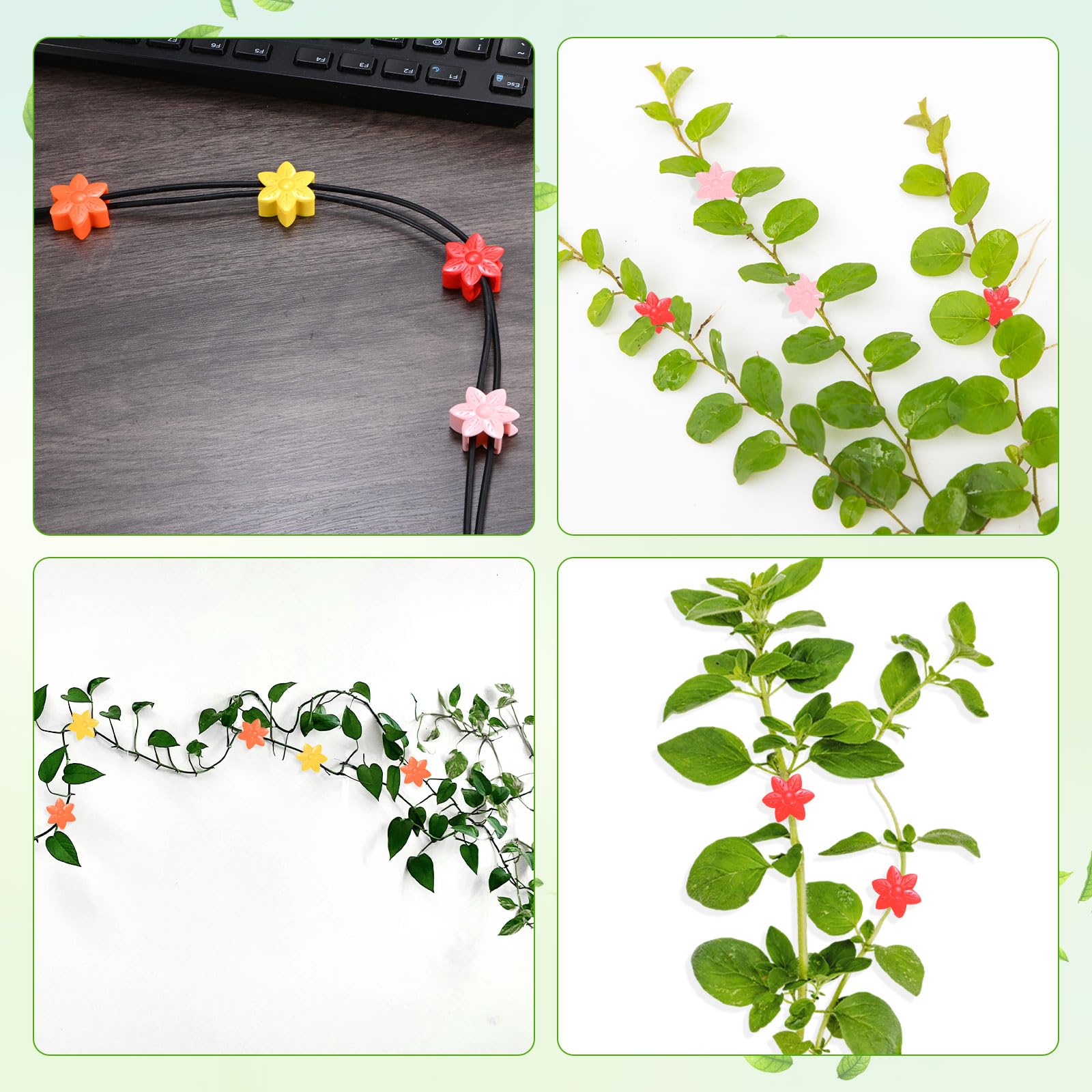 M METERXITY 100 Pack Plant Wall Clips - Image 6