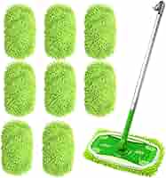 8 Panni Riutilizzabili Per Swiffer - Lavabili In Lavatrice Per Pavimenti Duri E Legno - Foto 8