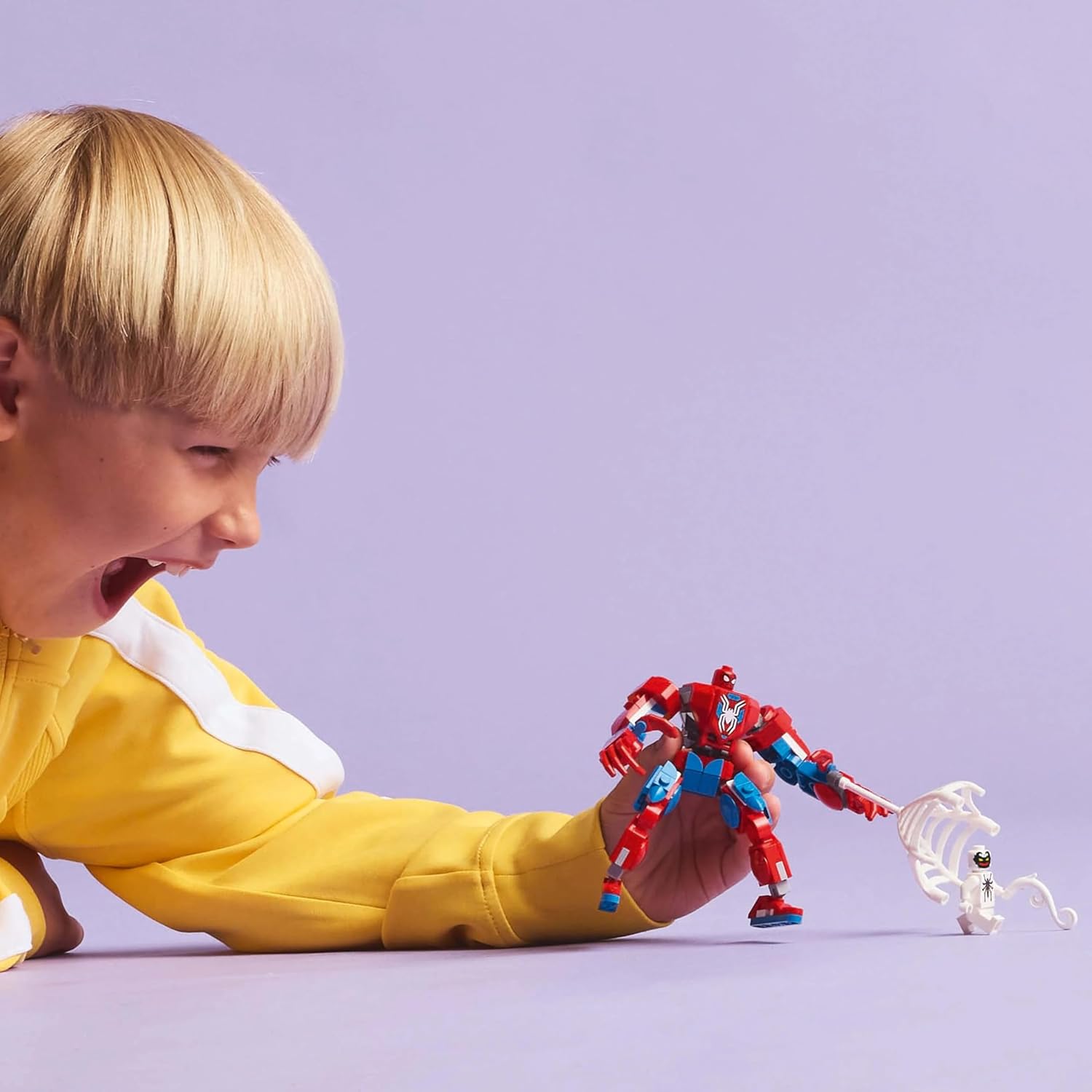 Lego 76308 Marvel Spider-Man Mecha vs. Anti-Venom Toy, Toy, Birthday, Present, Blocks, Educational Boy, Girls, Children, 6 Years, 7 Years, 8 Years, 9 Years, Marvel Goods, Figure,