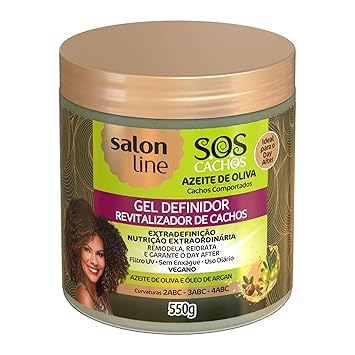 Amazon Com Linea De Salon Linha Tratamento Sos Cachos Gel Definidor Azeite De Oliva 550 Gr Linea De Salon Tratamiento Sos Curls Coleccion Aceite De Oliva Definicion De