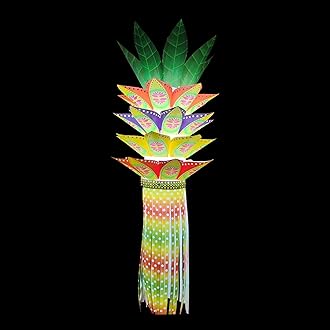 ALILA Akash Hanging Lantern Kandil for Diwali Balcony Lamp Shade Jhumar Home Living Room Diwali Xmas Christmas Decor Decoration, (Self Assembly - DIY: DO IT Yourself)