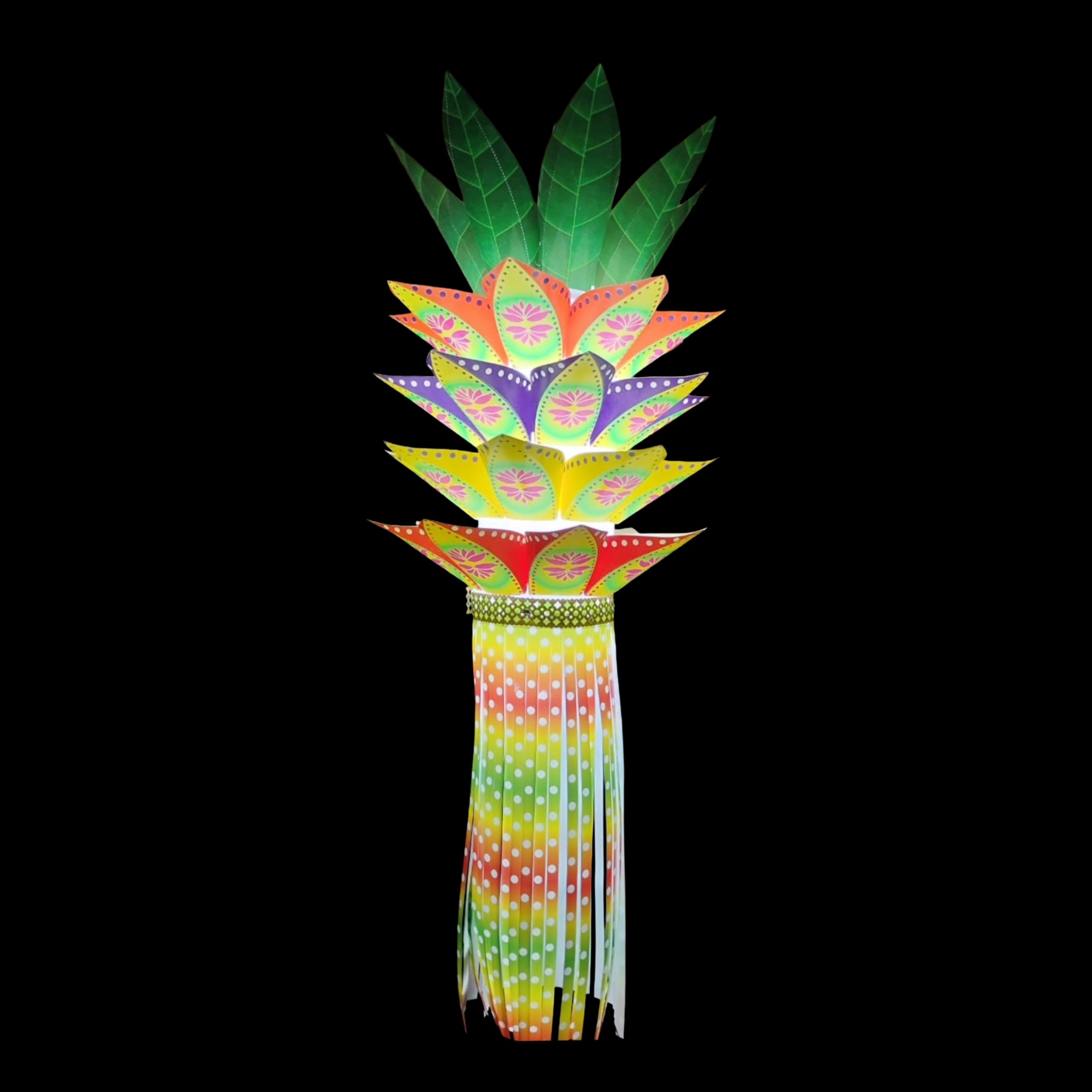 ALILA Akash Hanging Lantern Kandil for Diwali Balcony Lamp Shade Jhumar Home Living Room Diwali Xmas Christmas Decor Decoration, (Self Assembly - DIY: DO IT Yourself)