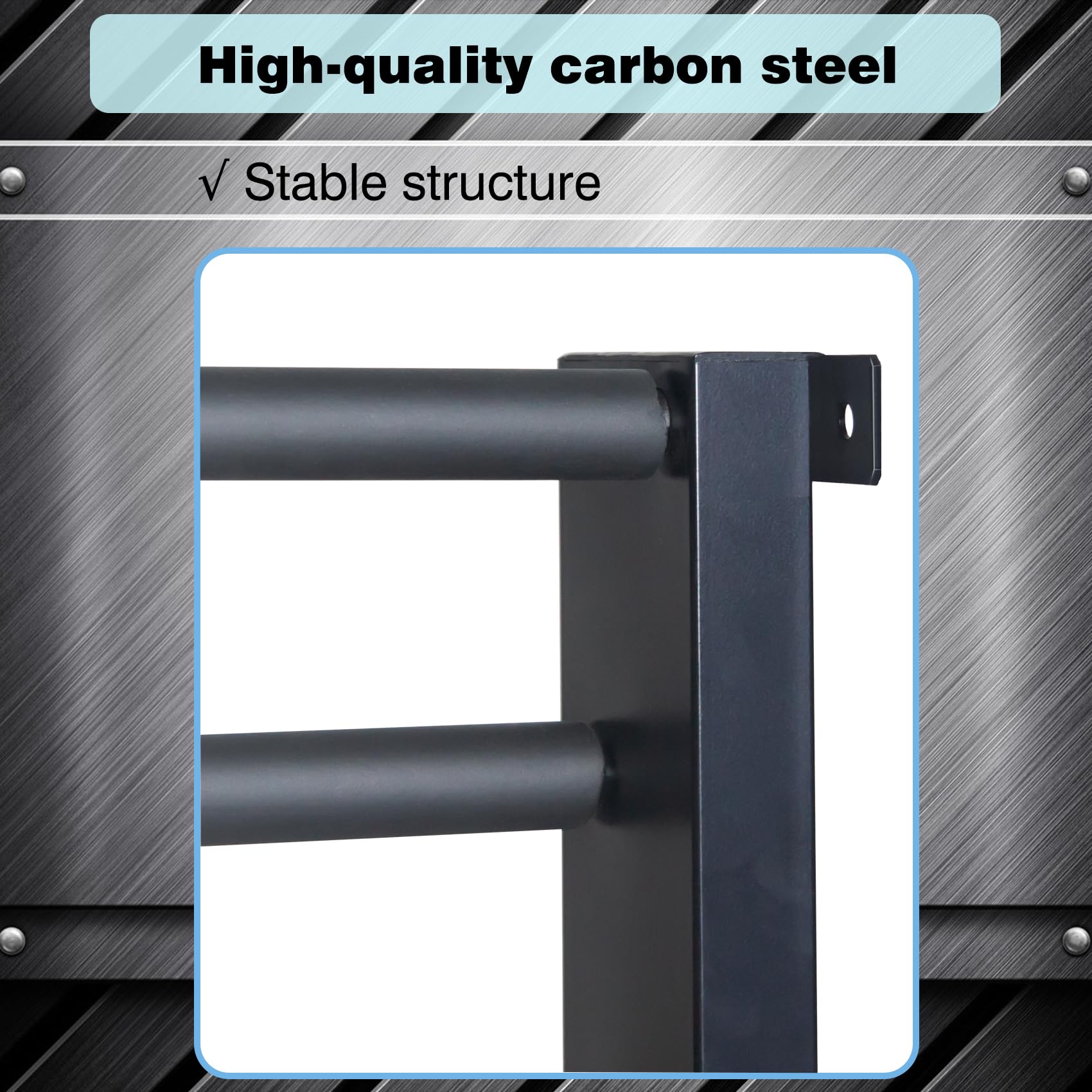 Roller-Wandhalterung, Garagenständer für mehrere Roller, Halterung für 3 Elektroroller, Metall-Organizer (schwarz)