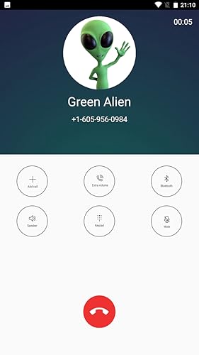 Fake Video Call From Green Alien Prank