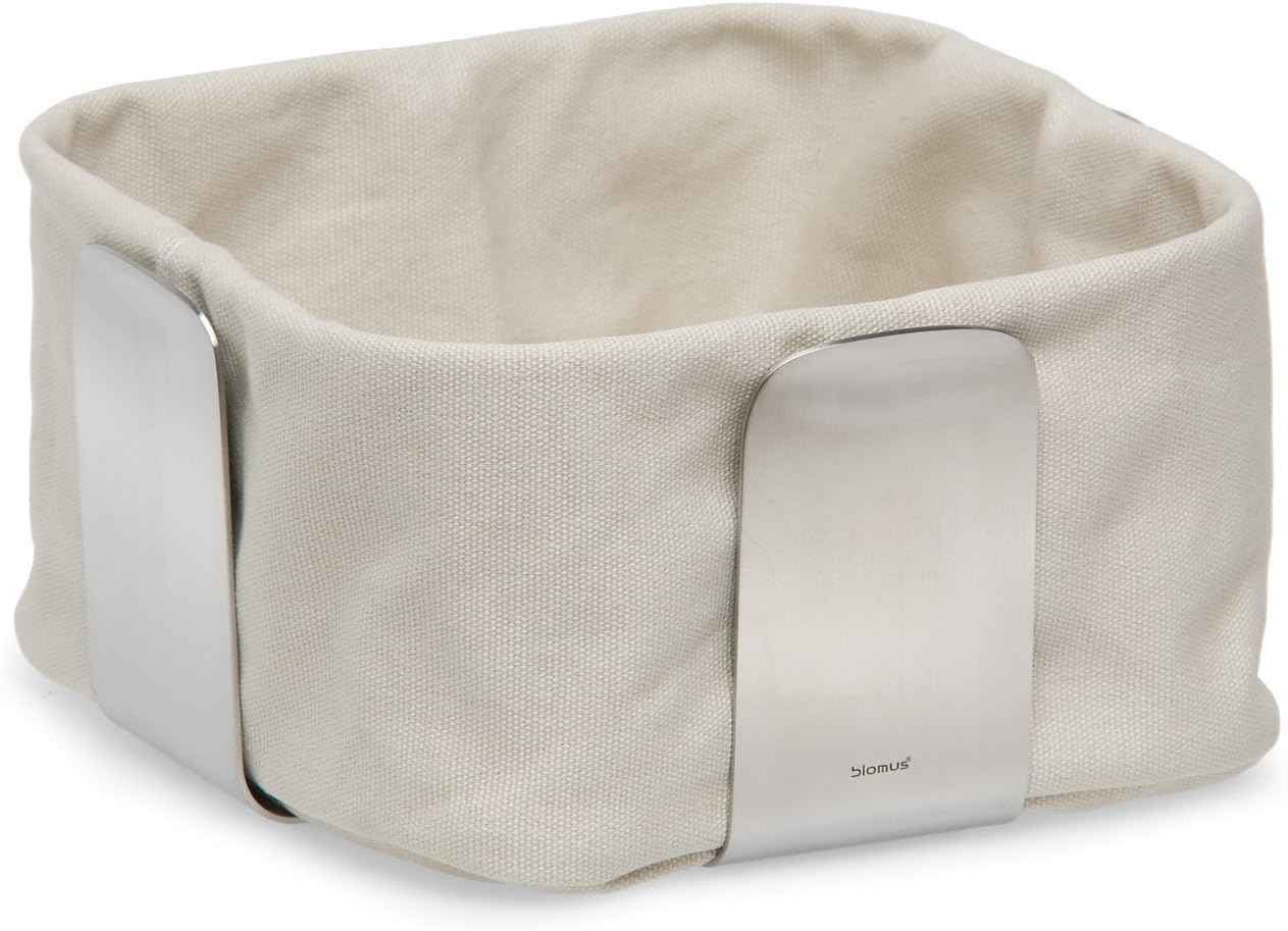 Blomus DELARA Brotkorb Größe L - Quadratisch Mit Stofftasche