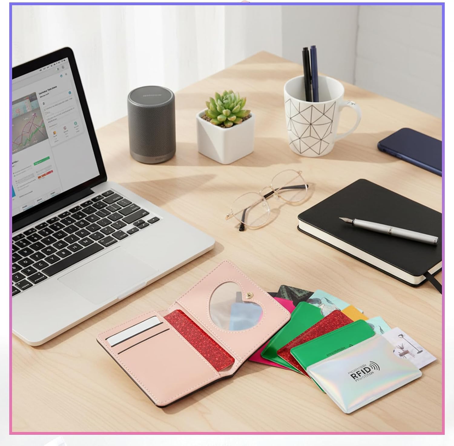 Mabor 18Pcs RFID Card Sleeves, Credit Card Sleeves Protectors