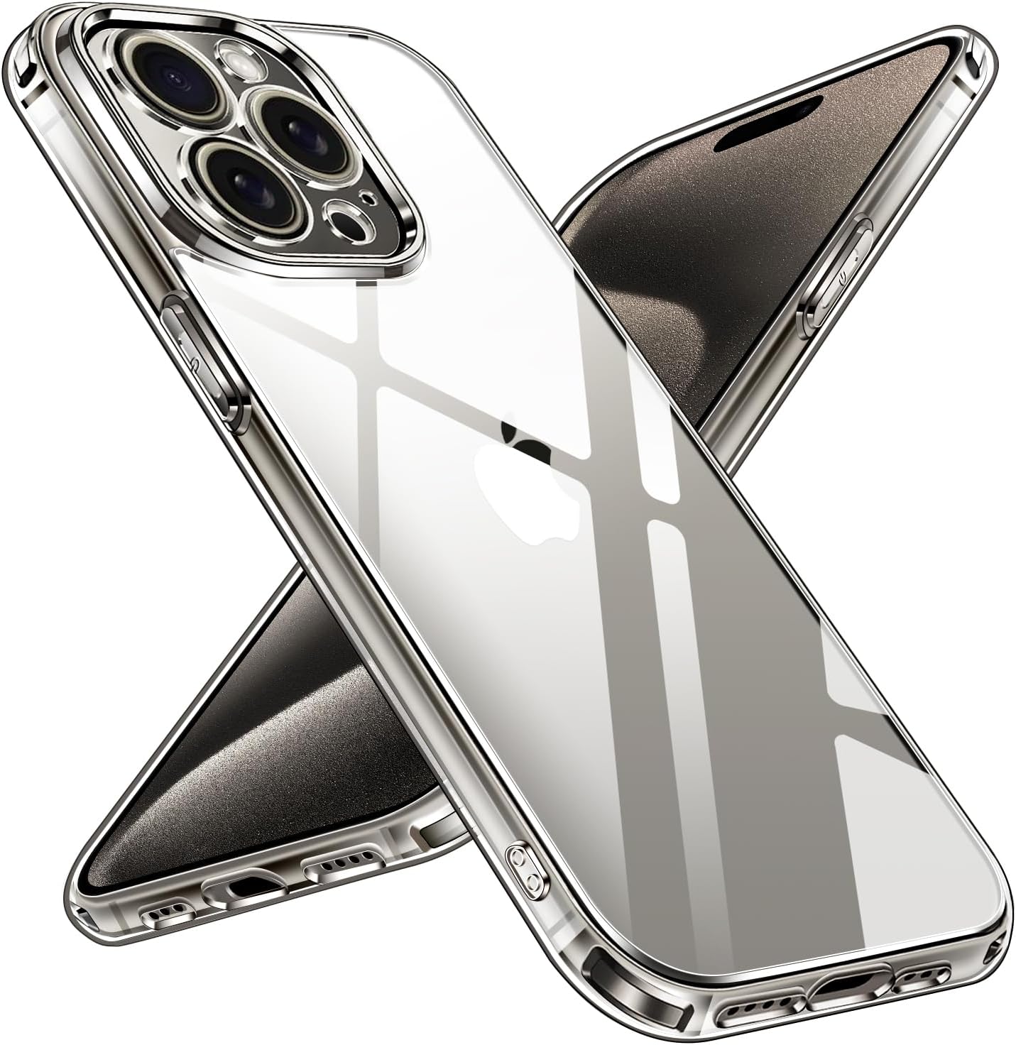 Ivoler Handyhülle Für IPhone 14 Pro (6.1 Zoll) – Kristallklar, Vergilbungsfrei, Militärschutz & Kameraschutz, Stoßfest & Dünn