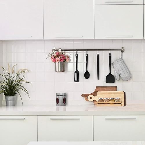 Miniatura 7 de Blue Donuts Tarros de vidrio de acero inoxidable de 21 onzas con tapas herméticas, recipientes de cocina de vidrio, recipientes de vidrio para