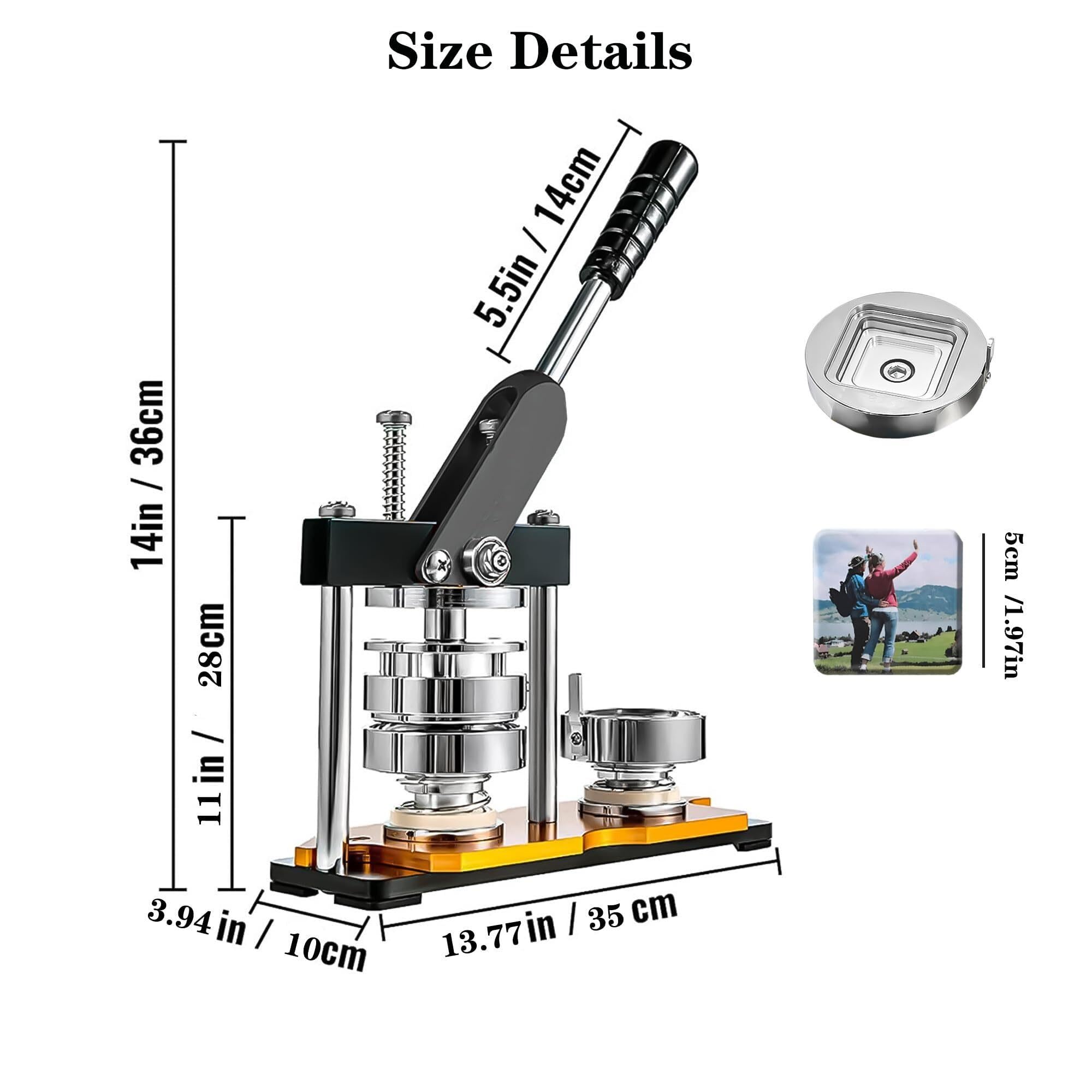 DIY Square Fridge Magnet Maker Machine