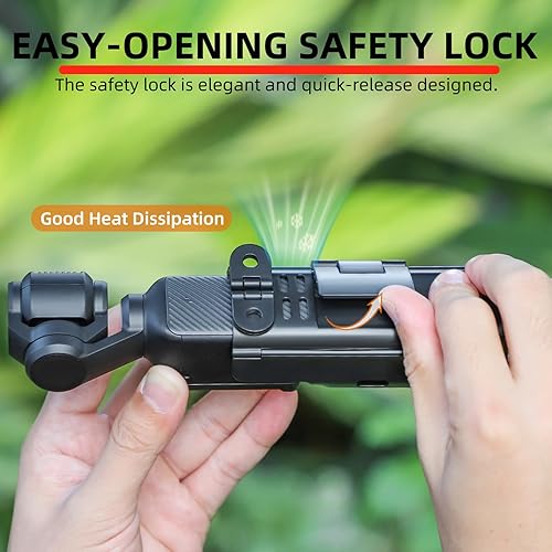 Miniatura 7 de Pocket3 Adaptador de extensión para DJI Osmo Pocket 3 Accesorios de manija de cámara Cold Shoe Expansion Mount Frame Mic Luz LED Trípode Correa